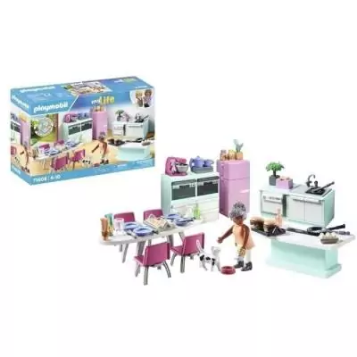 Découvrez la Cuisine avec îlot central Playmobil 71608 !