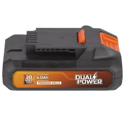 Batterie Dual Power 20V POWDP9024 pour Outils de Bricolage sans Fil - LED d'Indication de Puissance