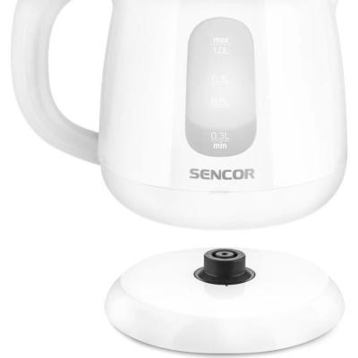Bouilloire SENCOR SWK 1010WH - Design Blanc - 1100 W - 1 L