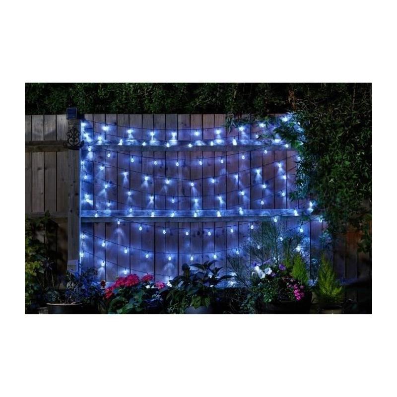 Guirlande solaire SMARDTV Ultra 100 boules 15L - Blanc froid & 21,8m