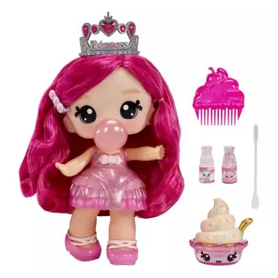 MGA Entertainment Yummiland Large Doll + Lipgloss Pet- Bianca Bubblegum