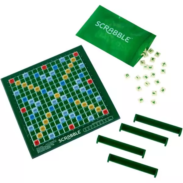 Mattel Games - Scrabble Voyage - Jeu de Société - 10 ans et + CJT12
