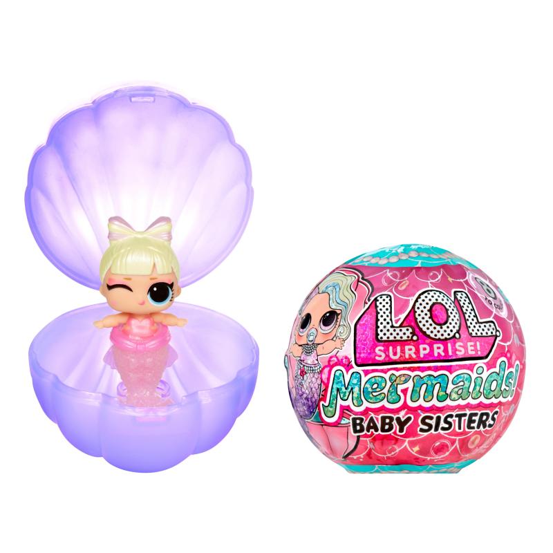 L.O.L. Surprise! Mermaids! Baby Sisters with Color Tails