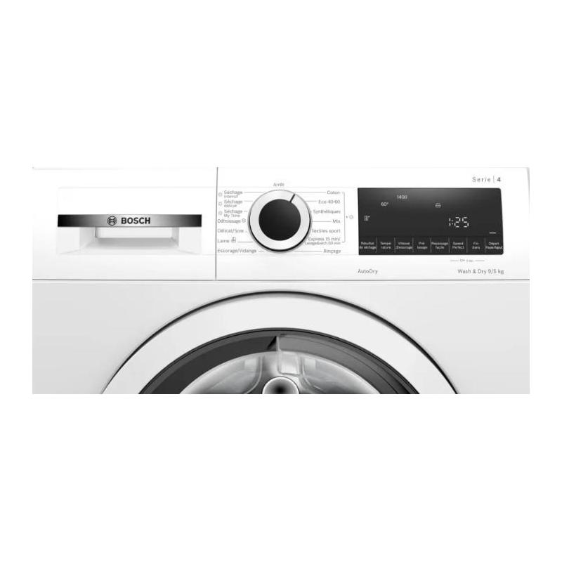 Bosch Serie 4 WNA144V0FR machine à laver avec sèche linge Pose libre Charge avant Blanc E