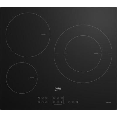 Beko HII63200MTB plaque Noir Intégré 58 cm Plaque avec zone à induction 3 zone(s)
