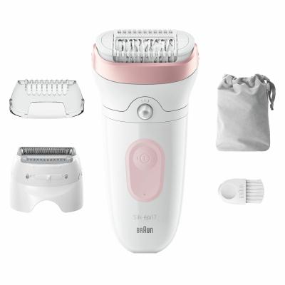 Braun Silk-épil 7 7-030 40 pince(s) Rose, Blanc
