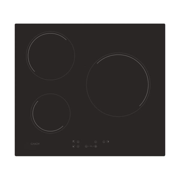 Candy Timeless CH63CT Noir Intégré 59 cm Céramique 3 zone(s)