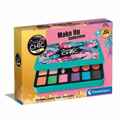 Clementoni Crazy Chic Palette de maquillage - Be Yourself, Be a Rocker