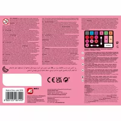 Clementoni Crazy Chic Palette de maquillage - Be Yourself, Be a Rocker
