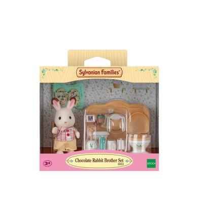 Sylvanian Families Le frère Lapin Chocolat et toilettes