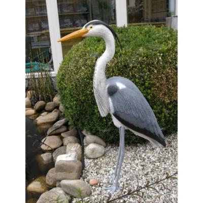 Décoration jardin: Héron décoratif UBBINK 87cm - Gris