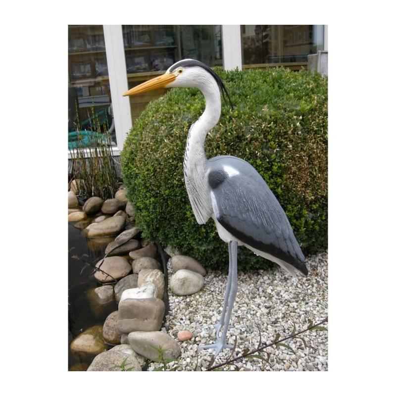 Décoration jardin: Héron décoratif UBBINK 87cm - Gris