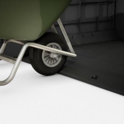 Coffre de rangement extérieur KETER 1200L Noir et gris - Range Poubelles ou vélo
