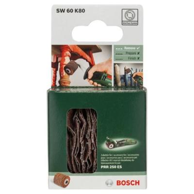 Rouleau flexible PRR 60mm G80 pour ponçage bois, métal et matière synthétique