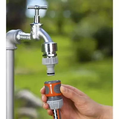 Raccord d'arrosage rapide GARDENA - Power Grip - Garantie 5 ans