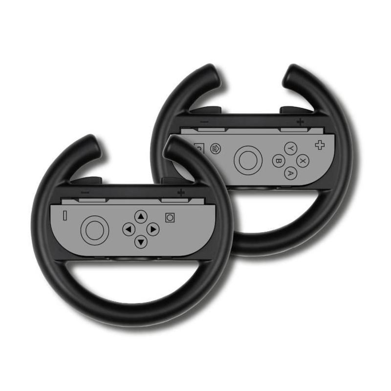Paire de volants KONIX pour Joy-Con Nintendo Switch 2 - Noir