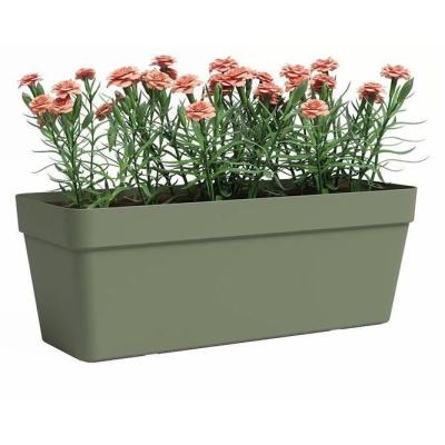 Jardinière Rectangulaire Vert Cendre - Parfait pour votre jardin