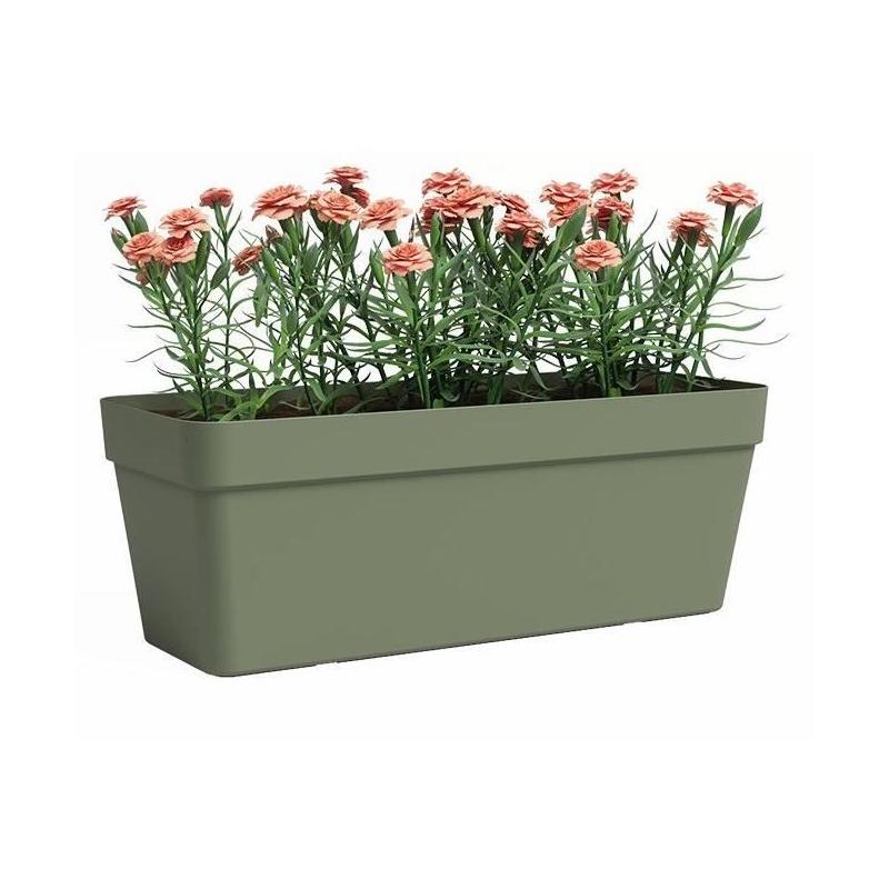 Jardinière Rectangulaire Vert Cendre - Parfait pour votre jardin