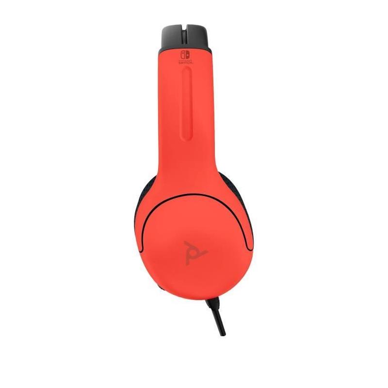 Casque gaming filaire PDP Airlite Nintendo Switch - Bleu néon et rouge