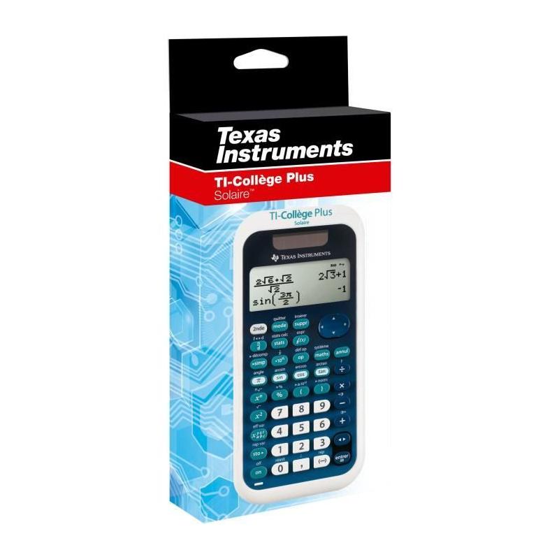 Calculatrice TEXAS INSTRUMENTS TI-College Plus Solaire
