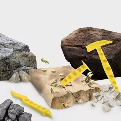 Super kit Mammouth - Kit Scientifique pour les Génies - Bloc à creuser