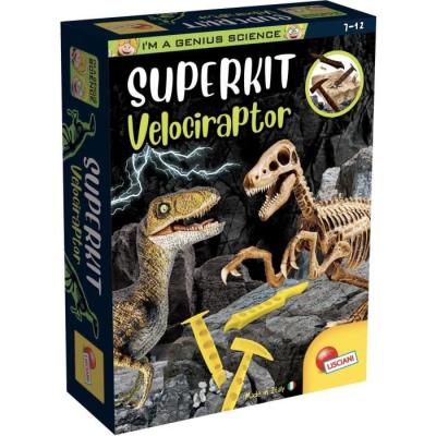 Super kit Velociraptor - Kit scientifique pour devenir un génie de l'archéologie