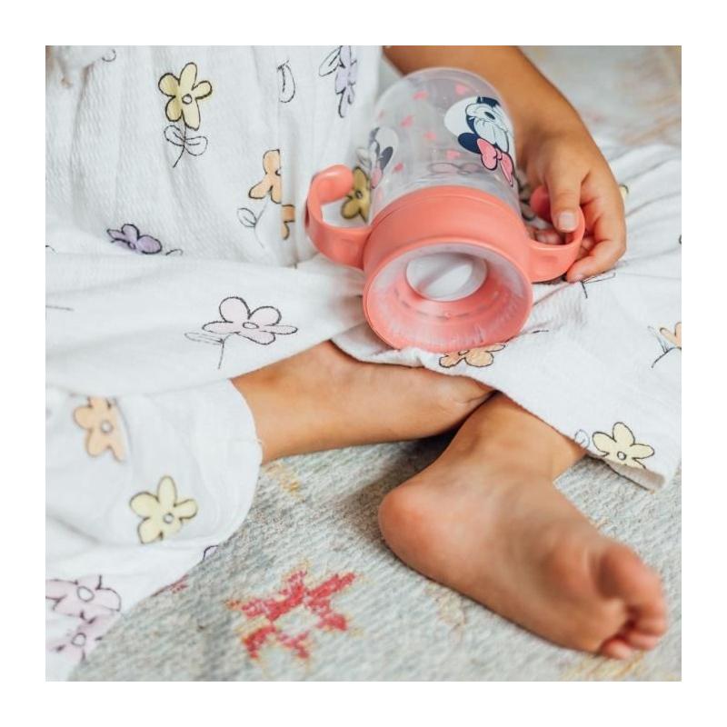 Tasse d'apprentissage 360° Minnie avec disque anti-fuite