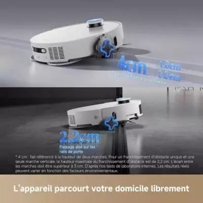 Robot aspirateur et laveur DREAME L50 Pro Ultra avec vidage automatique
