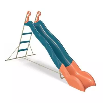 Toboggan LINOU Bleu TRIGANO 2,63 m pour s'amuser à fond! Toboggan LINOU Bleu TRIGANO 2,63 m pour s'amuser à fond!