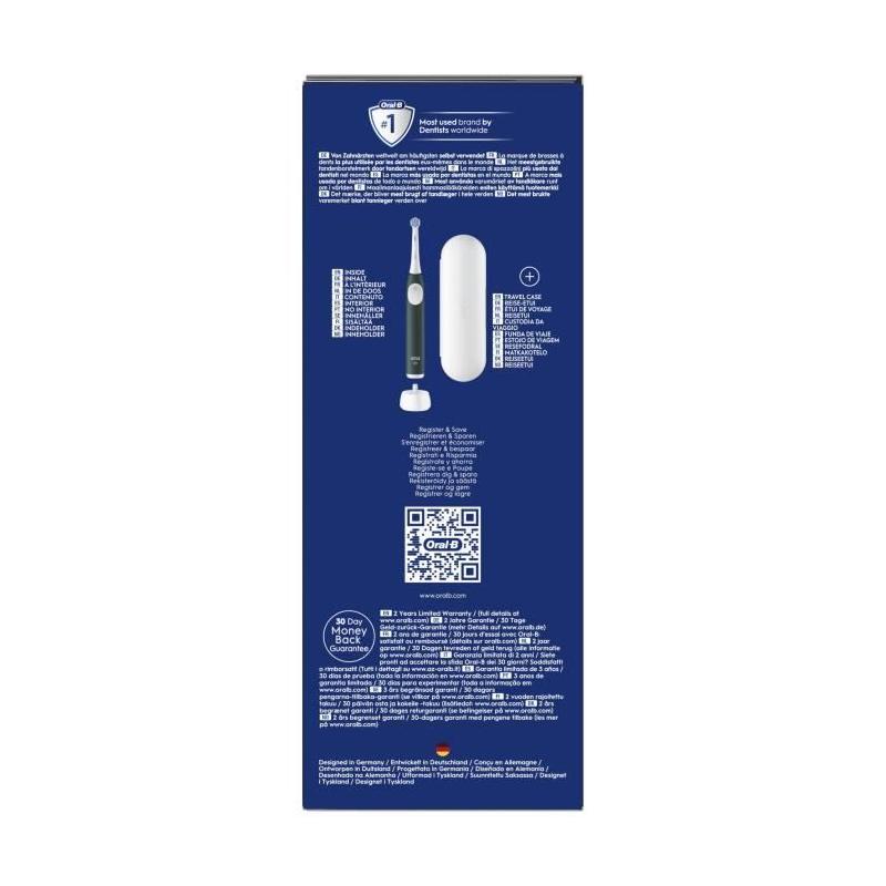 Brosse à dents électrique ORAL B iO2 Series - Vert Forêt + Étui de Voyage