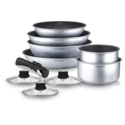 Ensemble de cuisine Arthur Martin AM167S 10 pièces - Pratique et élégant!