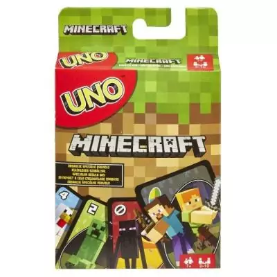 Jeu de cartes Uno Minecraft pour les fans du jeu vidéo!