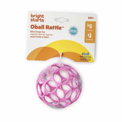 Hochet facile à saisir pour nouveaux-nés - Rose