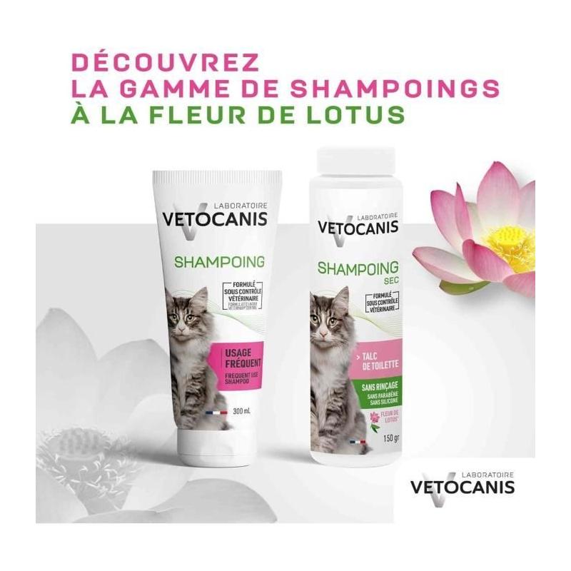 Shampoing sec VETOCANIS - 150gr pour Chat