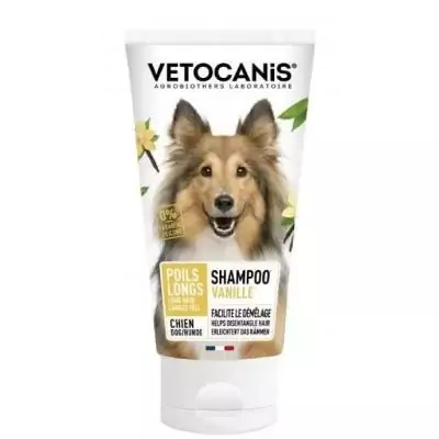 Shampoing bio pour chien à poils longs - VETOCANIS - 300 ml