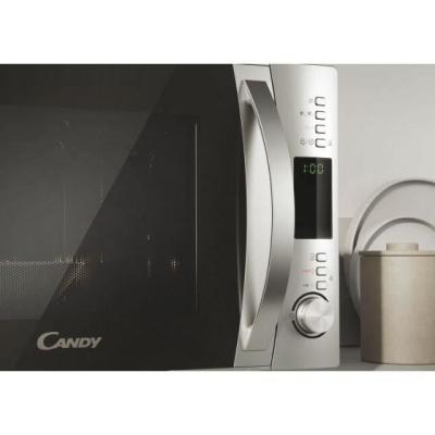 Micro-ondes Candy Essenza CMXW30DS 900W 30L Argent - Fonction Décongélation