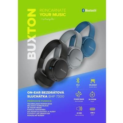 Casque sans fil - Buxton BHP 7300 BLACK