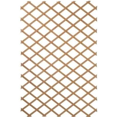 Palissade de jardin 100x200 cm - Bois Naturel