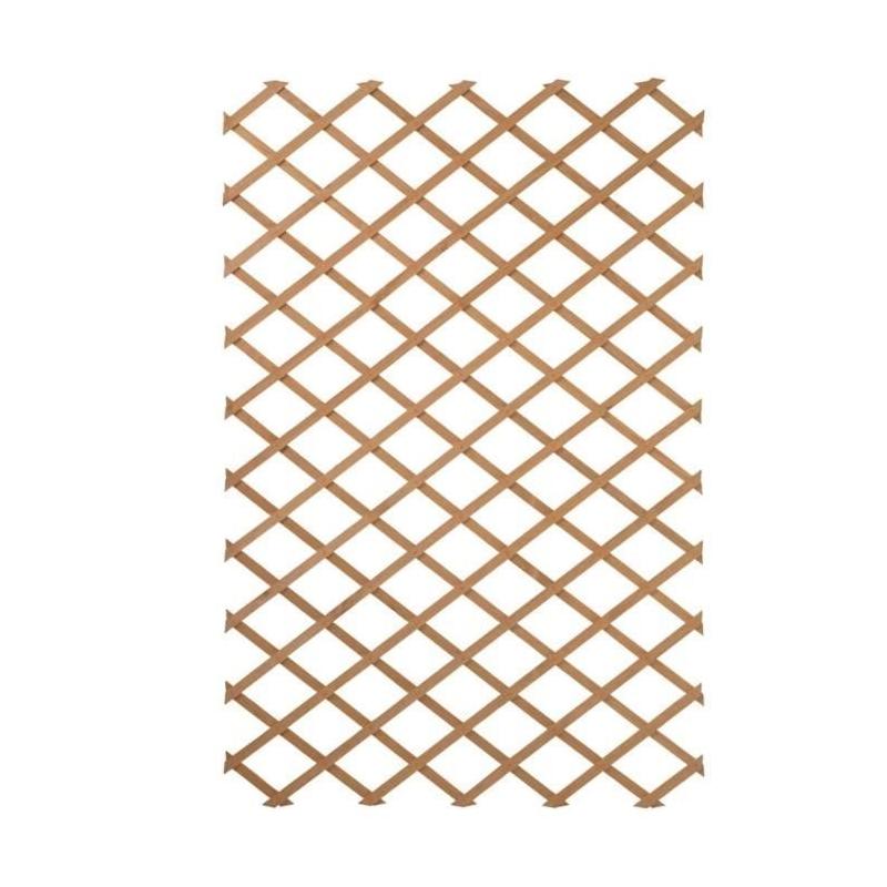 Palissade de jardin 100x200 cm - Bois Naturel