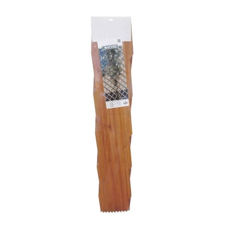 Palissade de jardin 100x200 cm - Bois Naturel