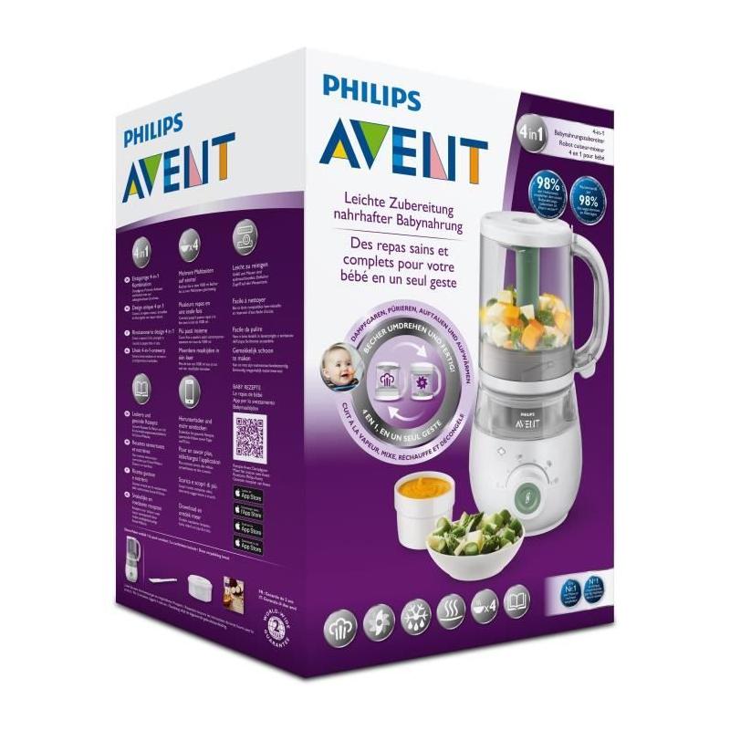Robot Cuiseur-Mixeur 4 en 1 pour Bébé - PHILIPS AVENT