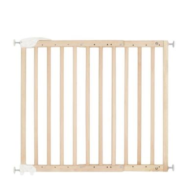 Barrière de Sécurité Déco Pop : Extensible 63-106cm, Bois Naturel
