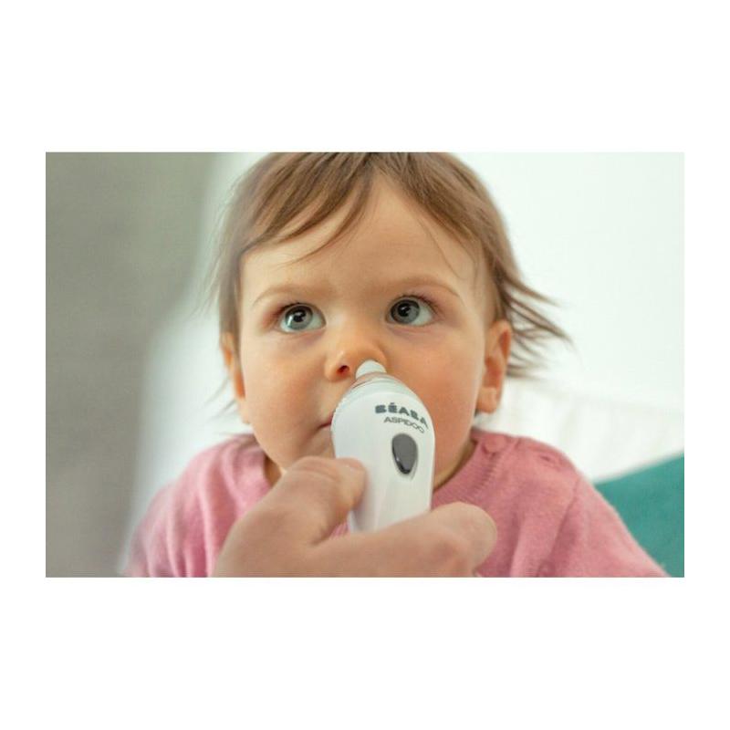 Mouche-bébé électrique Aspidoo Blanc : Pratique et nomade