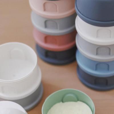 Boîte doseuse BEABA - Organisation pratique - gris minéral/rose