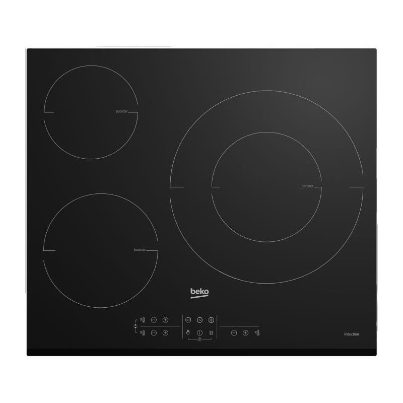Table de cuisson à induction BEKO 3 foyers 60 cm HII63M
