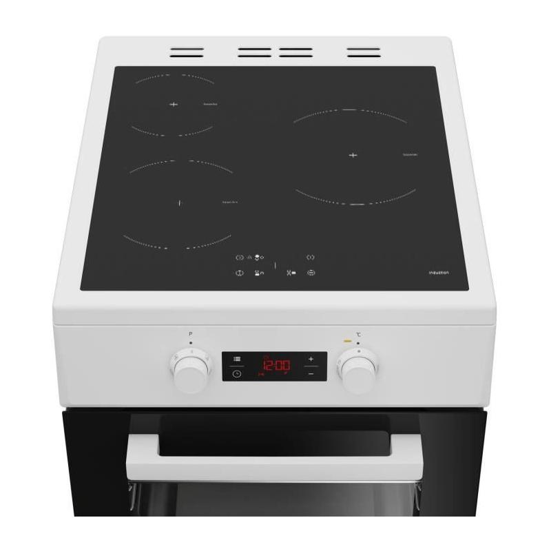 Cuisinière induction BEKO FSM58301WC - Compacte et performante