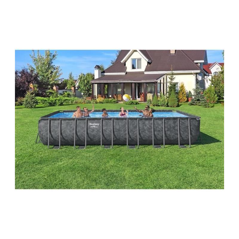 Kit Piscine hors sol BESTWAY APX 365 - Rectangulaire