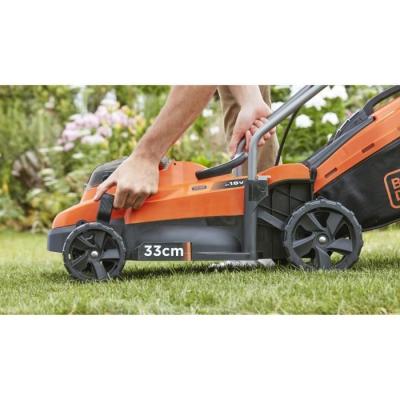 Tondeuse sans fil BLACK+DECKER 18V - Coupe 33cm