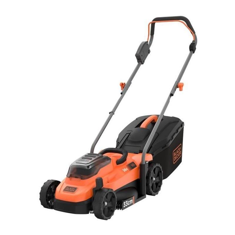 Tondeuse à Gazon Electrique Sans Fil 36V - BLACK+DECKER