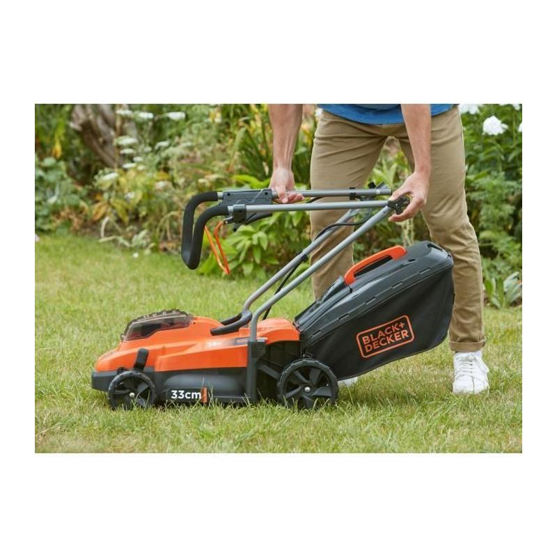 Tondeuse à Gazon Electrique Sans Fil 36V - BLACK+DECKER